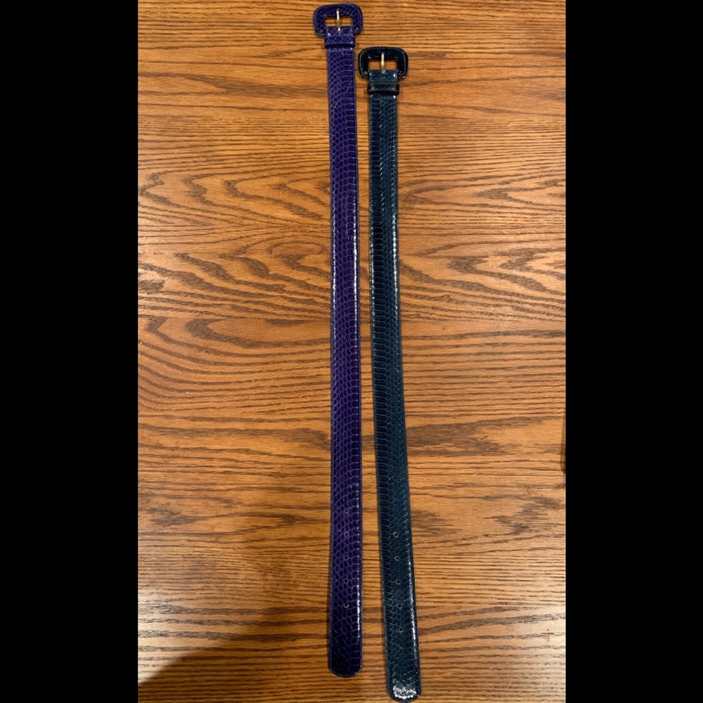 Vintage Morgan Taylor Snake Skin Belts